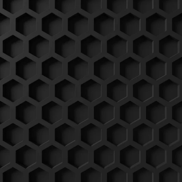 Abstract Background Hexagon Shape Rendering — Stock Photo, Image
