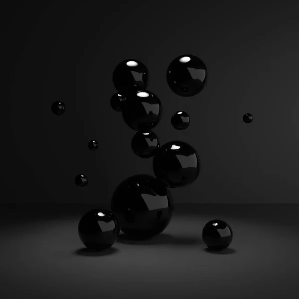 Abstract Background Circle Shapes Rendering — Photo