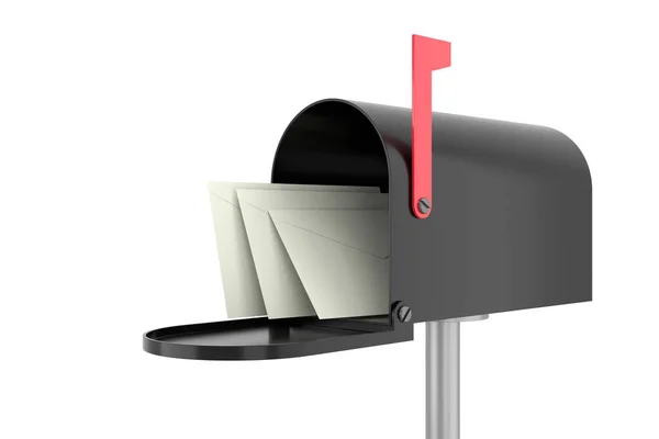 Mailbox Website Banner Rendering — Fotografia de Stock