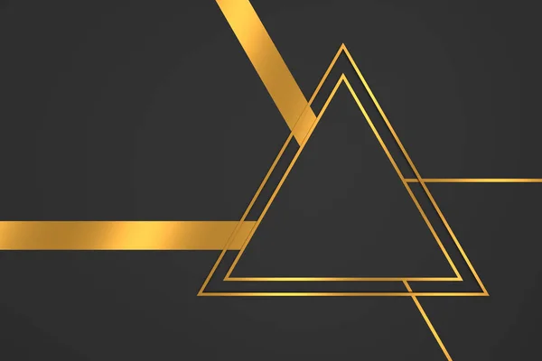 Abstract Background Triangle Shape Luxury Concepts Rendering — ストック写真