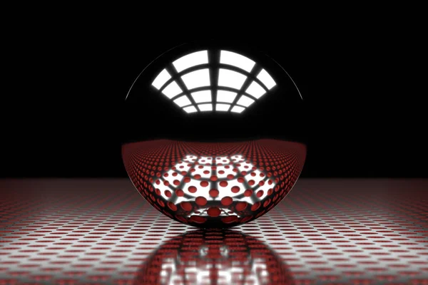 円金属の抽象的な背景 3Dレンダリング — ストック写真
