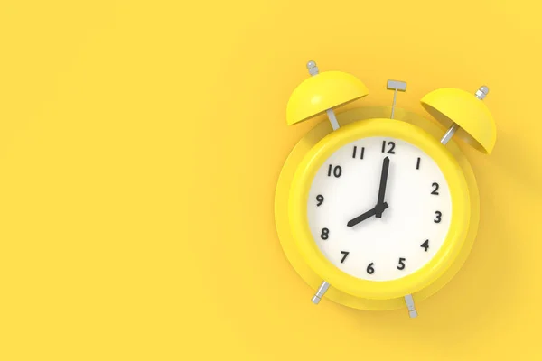 Abstract Background Alarm Clock Rendering — Stock Photo, Image