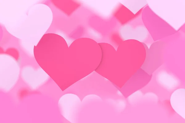 Valentine Background Design Rendering — Stock Photo, Image