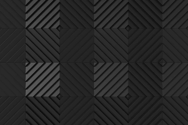 Modern Tile Wall Darkness Background Design Rendering — Fotografia de Stock