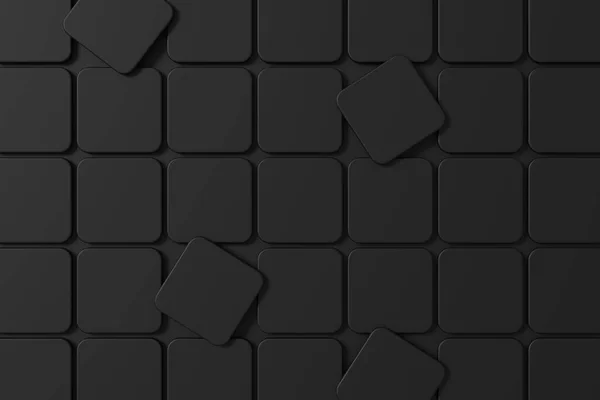Современная Плитка Дизайн Фона Темноты Рендеринг — стоковое фото
