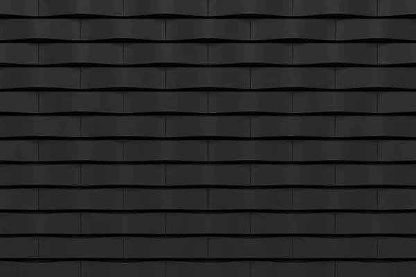 Muro Baldosas Moderno Diseño Fondo Oscuro Renderizado —  Fotos de Stock