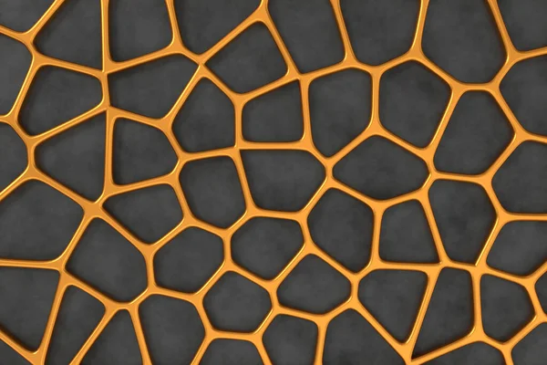 Sfondo Astratto Della Texture Voronoi Rendering — Foto Stock