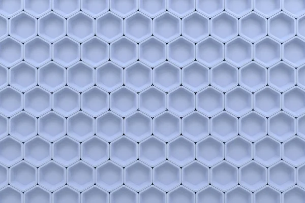 Abstract Background Hexagon Modern Tile Wall Rendering — Foto Stock