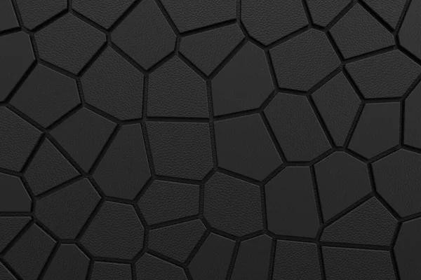 Abstracte Achtergrond Van Voronoi Textuur Weergave — Stockfoto