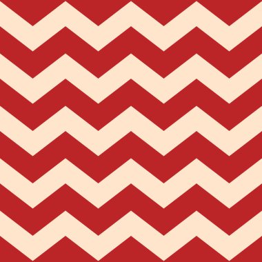 Zigzag çizgileri. Basit bir Noel şablonu. Geleneksel renkler. Baskı, kumaş, yapıştırma kitabı, hediye paketleri, dekorasyon tasarımları vs. için vektör arkaplan sonsuz dokusu