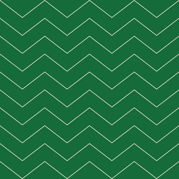 Zigzag lijnen. Simpel geometrische kerstpatroon. Groen en champagne kleuren. Vector achtergrond eindeloze textuur voor printen, stof, papier voor scrapbooking, cadeauverpakkingen, decoratie ontwerpen, enz.. — Stockvector