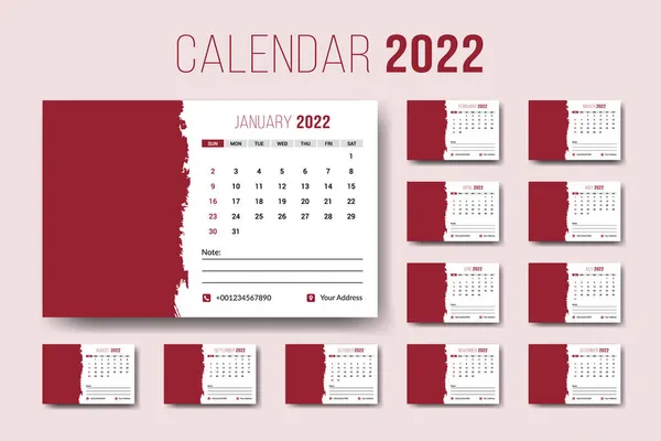 Takvim 2022, Yaratıcı Masa Takvimi Tasarımı