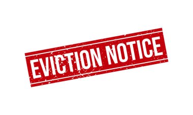 Tahliye Bildirisi Mühür Mühürleme Vektörü İllüstrasyonu