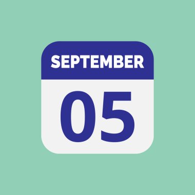 5 Eylül Takvim Tarihi Simgesi
