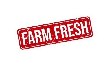 Çiftlik Taze Mühür Mührü Vektör İllüstrasyonu