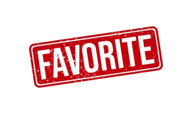 Favori Damga Mühür Vektörü İllüstrasyonu