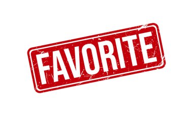 Favori Lastik Damga Mühür Vektörü