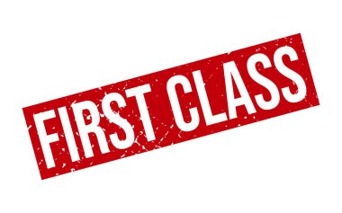 Birinci Sınıf Kauçuk Mühür Vektörü