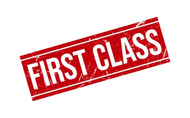 Birinci Sınıf Kauçuk Mühür Vektörü