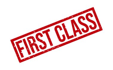 Birinci Sınıf Kauçuk Mühür Vektörü