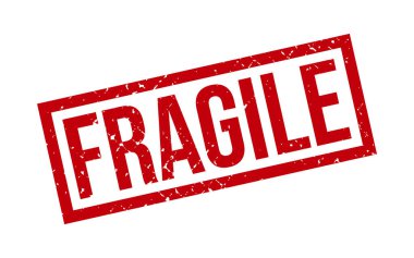Kırılgan Damga Mühür Vektörü İllüstrasyonu