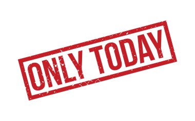 Sadece Bugün Mühür Vektörü İllüstrasyonu