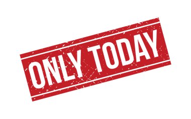 Sadece Bugün Mühür Vektörü İllüstrasyonu