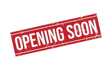 Yakında Damga Mühür Vektörü İllüstrasyonu Açılıyor