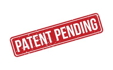 Patent Bekleyen Mühür Mühür Vektörü İllüstrasyonu