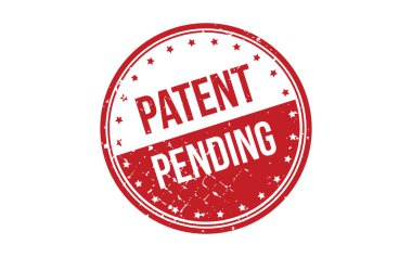 Patent Bekleyen Mühür Mühür Vektörü İllüstrasyonu