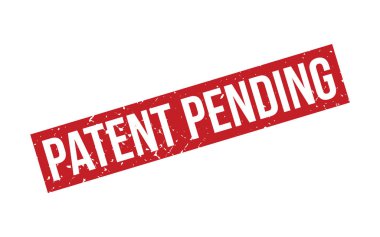 Patent Bekleyen Mühür Mühür Vektörü İllüstrasyonu