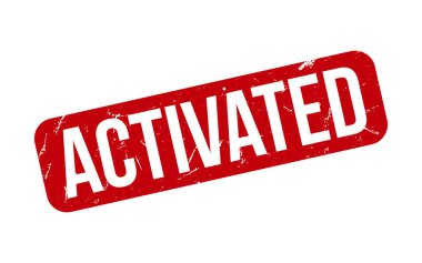 Activated Rubber Stamp Seal Vector