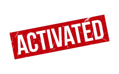 Activated Rubber Stamp Seal Vector