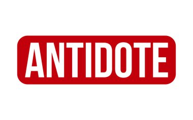 Antidote Rubber Stamp Seal Vector