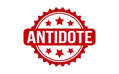Antidote Rubber Stamp Seal Vector