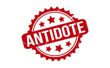 Antidote Rubber Stamp Seal Vector