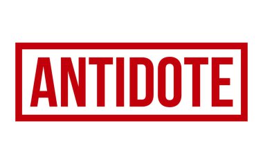 Antidote Rubber Stamp Seal Vector