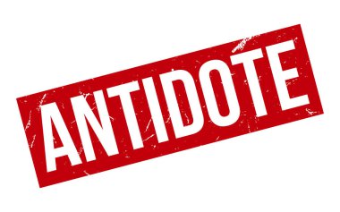 Antidote Rubber Stamp Seal Vector