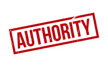Authority Rubber Stamp Seal Vector