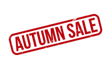 Autumn sale Rubber Stamp Seal Vector