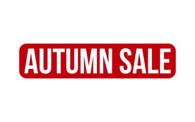 Autumn sale Rubber Stamp Seal Vector