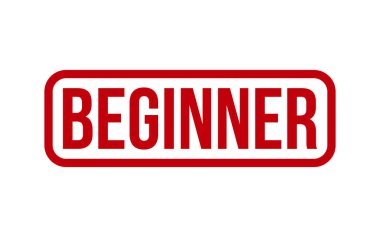 Beginner Rubber Stamp Seal Vector