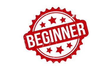 Beginner Rubber Stamp Seal Vector