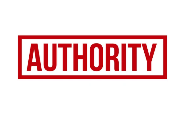 Authority Rubber Stamp Seal Vector — Stockvektor