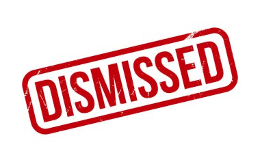 Dismissed Rubber Stamp Seal Vector