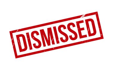 Dismissed Rubber Stamp Seal Vector