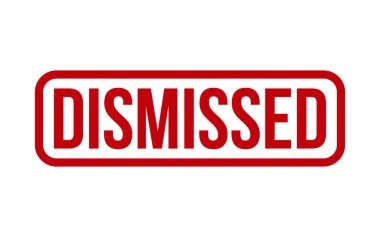 Dismissed Rubber Stamp Seal Vector