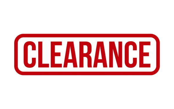 Clearance Rubber Stamp Seal Vector — Wektor stockowy