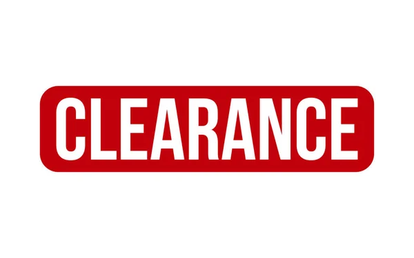 Clearance Rubber Stamp Seal Vector — Wektor stockowy