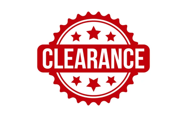 Clearance Rubber Stamp Seal Vector — Wektor stockowy
